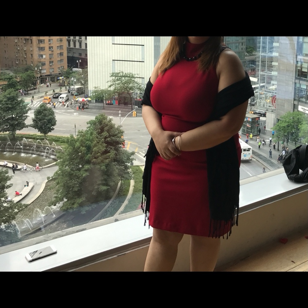Red dress